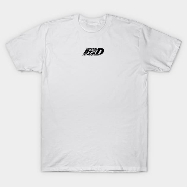 Initial D Logo (Small and Centered) T-Shirt by gtr